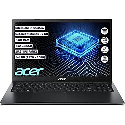 Acer Extensa EX215-54G i5-1135G7 8 GB 512 GB SSD MX350 15.6" Full HD Notebook