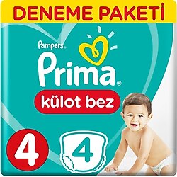 Prima Külot Bebek Bezi 5 Beden Junior 4'lü Deneme Paketi - 4