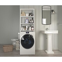 Kenzlife çamaşır makinesi dolabı lida byz 180x066x20 banyo ofis