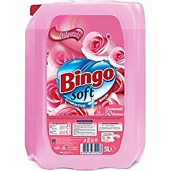 Bingo Soft Gülpembe 5 lt Yumuşatıcı