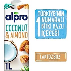 Alpro 1 lt Hindistan Cevizi Badem Sütü