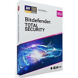 Bitdefender Total Security, 5 Kullanıcı, 1 YIL, Kutulu Ürün