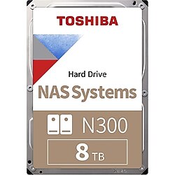 Toshiba 8 TB N300 HDWG480UZSVA 3.5" 7200 Rpm SATA 3.0 Sunucu Sabit Disk