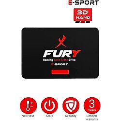 FURY E-SPORT 128GB 550MB-500MB SATA3 2.5 GAMİNG SSD