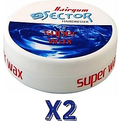 Sector Hairmate Superwax Ultra Sert Mavi Wax 150 Ml 2 Adet