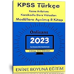 2023 KPSS Türkçe Önlisans Modüler Kitap Seti