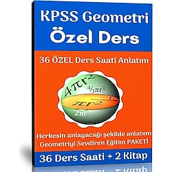 KPSS Geometri Görüntülü Video Eğitim Seti