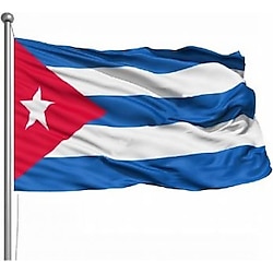 Küba Bayrağı 30X45CM.