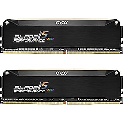 OLOy DDR5 RAM 16GB (2x8GB) Siyah Saç Çizgisi Blade RGB 6000 MHz CL32 1.35V Oyun UDIMM (MD5U0860320BRKDE)