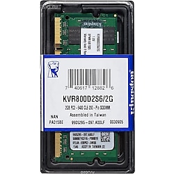 Kingston 2 GB 800 MHz DDR2 CL6 SODIMM KVR800D2S6/2G Ram