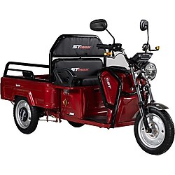 Marka St Max Gf 200 Elektrikli Moped Kırmızı