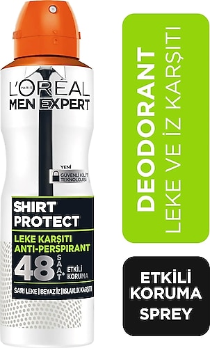 Loreal Paris Men Expert Shirt Protect 150 ml Deo Sprey