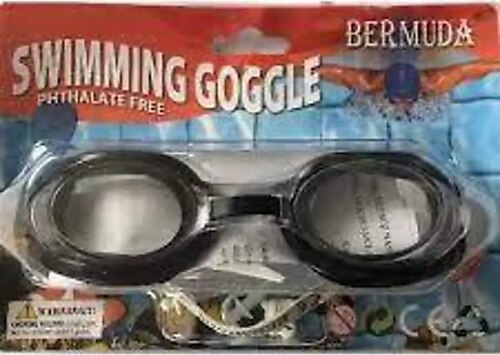 BERMUDA Deniz Havuz Gözlüğü Yüzücü Yüzme Gözlüğü Yaz Tatili Için 15cm Göz Koruyan Su Geçirmez Plastik Gözlük