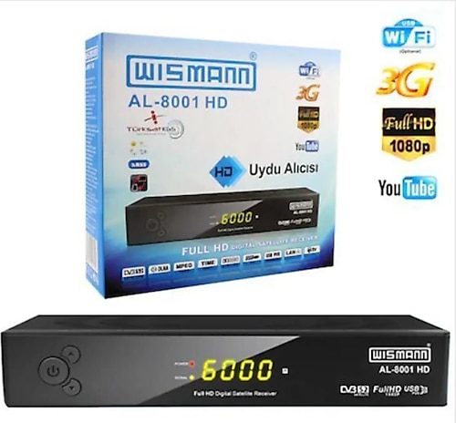 Wismann AL-8001 Full HD Uydu Alıcısı