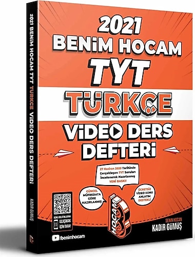 Benim Hocam Yayınları 2022 Tyt Türkçe Video Ders Notları