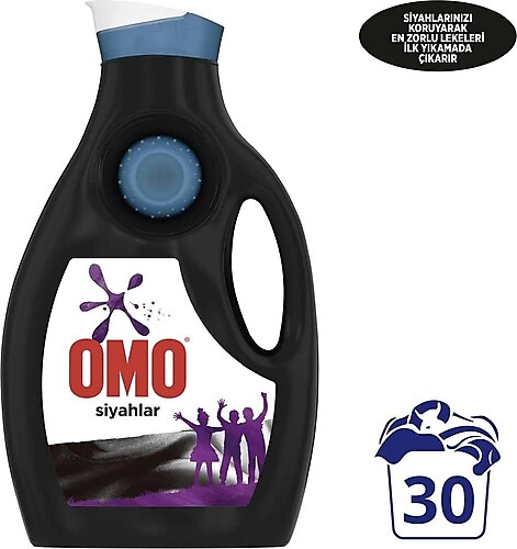 Omo Siyah 1.95 lt 30 Yıkama Sıvı Deterjan