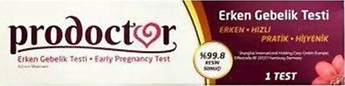 Prodoctor -erken Gebelik Testi(3 Adet) -%99.8 Kesin Sonuç