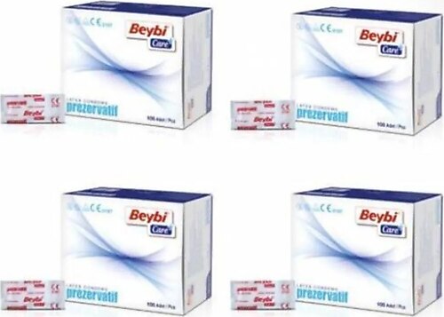 Beybi Care 100'lü 4 Adet Lateks Prezervatif