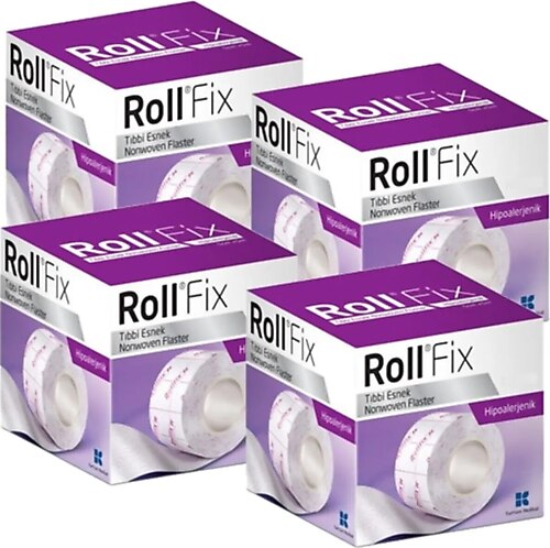 Roll Fix 5cm X 5cm Hipoalerjenik Tıbbi Esnek Flaster X 4 Adet