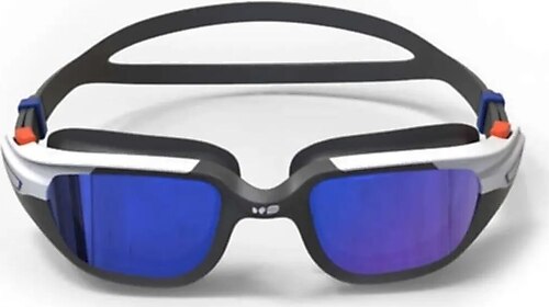 Nabaiji Deniz Havuz Gözlüğü - Yüzücü Gözlüğü - S Boy - Beyaz/siyah - Aynalı Cam - Unisex