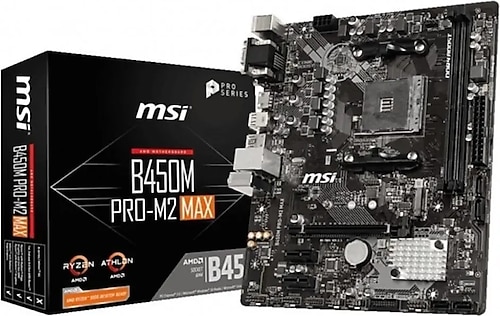 MSI B450M PRO-M2 MAX AMD AM4 DDR4 Anakart