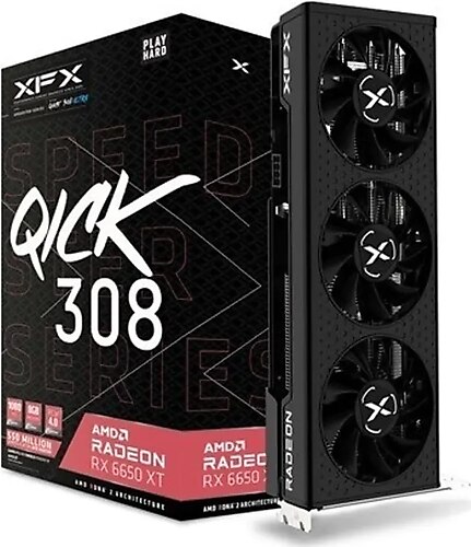 XFX Radeon RX 6650 XT Speedster QICK308 Ultra RX-665X8LUDY 128 Bit GDDR6 8 GB Ekran Kartı