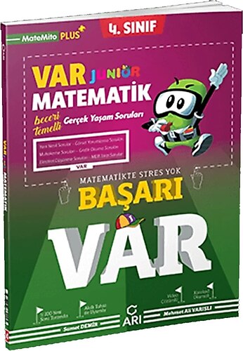Arı Yayıncılık 4. Sınıf Junior Matematik VAR Soru Bankası