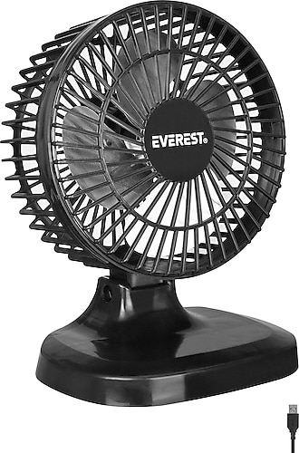 Everest EFN-503 7" Masaüstü USB Fan Siyah