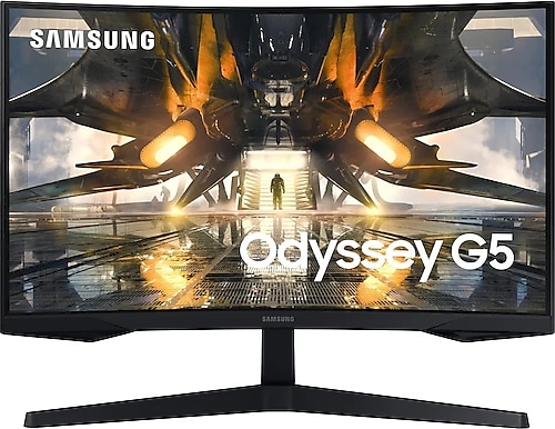 Samsung Odyssey G5 LS27AG550EUXUF 27" 1 ms WQHD FreeSync Curved Oyuncu Monitörü