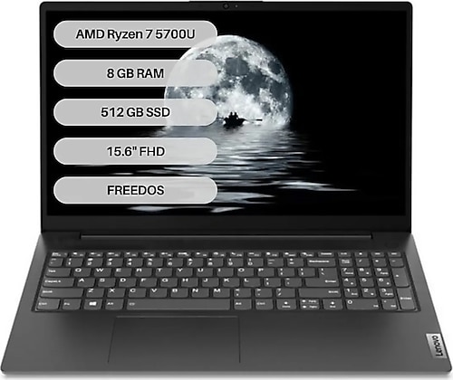 Lenovo V15 G2 ALC 82KD0044TX Ryzen 7 5700U 8 GB 512 GB SSD Radeon Graphics 15.6" Full HD Notebook