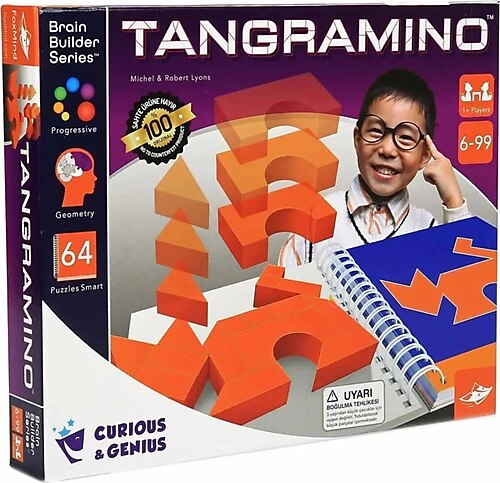 Tangramino Ahşap Görsel Zeka Oyunu