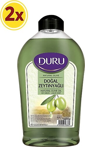 Duru Natural Olive Zeytinyağlı 3.6 lt 2'li Sıvı Sabun