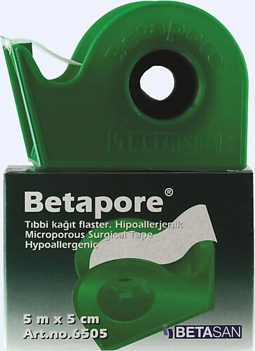 Betapore 6505 Hipoalerjenik Tıbbi Kağıt Flaster 5m x 5cm