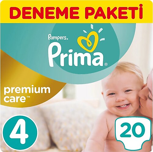 Prima Premium Care 4 Numara Maxi 20 Adet Bebek Bezi