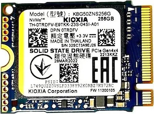 Kioxia BG4 KBG50ZNS256G 256 GB PCIe Gen4x4 NVMe M.2 2230 SSD