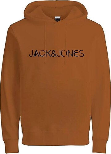 Rabatt 58 % Jack & Jones sweatshirt HERREN Pullovers & Sweatshirts Hoodie Schwarz/Grau/Orange L 