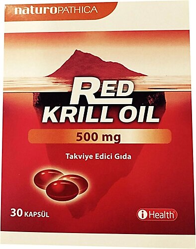 IHealth Red Krill Oil Omega 3 500mg Kapsül 30 Ad