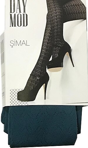 Daymod Kadın Şimal Micro File Desenli Külotlu Çorap
