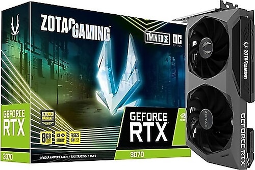 ZOTAC GeForce RTX 3070 TWIN EDGE GAMINGOC 8GB GDDR6 256BitNVIDIA LHR EkranKartı
