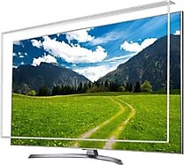 Etiasglass 50" 127 Ekran Tv Ekran Koruyucu-Tv Ekran Koruma Camı, Şeffaf