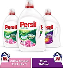 Persil Sıvı Çamaşır Deterjanı 3 x 2145ml (99 Yıkama) 1 Gülün Büyüsü + 2 Color