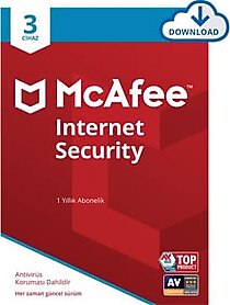 McAfee Internet Security 03 Cihaz Windows, MacOS, iOS ve Android Online