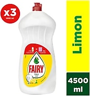 Fairy Limon 1.5 lt 3'lü Sıvı Bulaşık Deterjanı