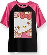 Hello Kitty Özel Tasarım Baskılı Unisex Çocuk Tişört