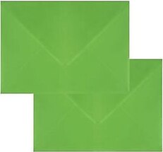 Zarf Yeşil Renkli Mini 7x9 cm 1000 Adet