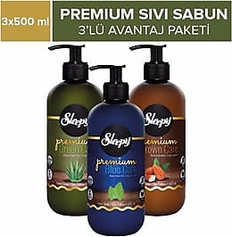 Sleepy Premium Sıvı Sabun 3'lü Avantaj Paketi 3x500 ml