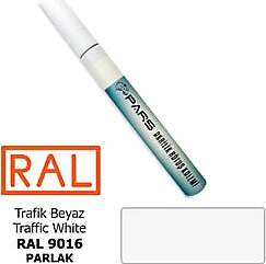 PARS RAL 9016 Parlak Trafik Beyaz Çizik Giderici Akrilik Boya Rötuş Kalemi