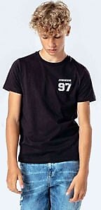 BTS Jungkook 97 Baskılı Unisex Çocuk Siyah Tshirt