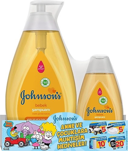 Johnson's Baby Kral Şakir Şampuan 750 ml + 200 ml