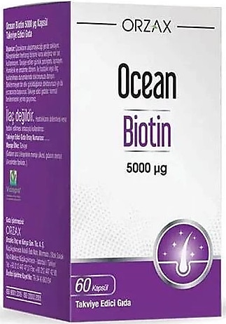 Ocean Biotin 5000 mcg 60 Kapsül
